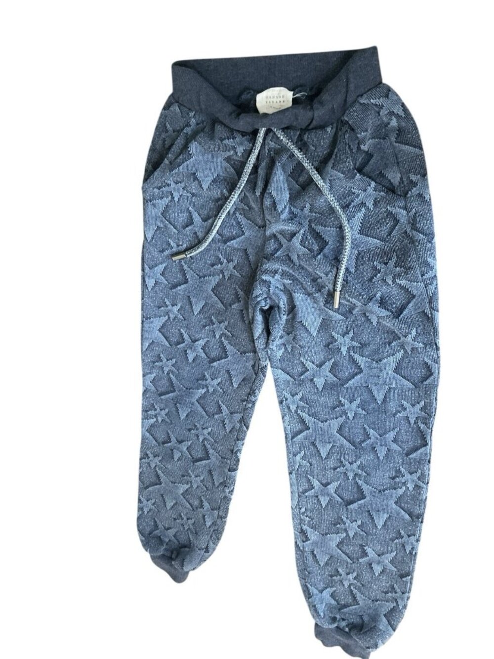 Hannah Banana girl Navy blue Star Joggers Sweatpants Size 7